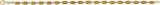 14K Gold Oval Natural Citrine Line Bracelet - view 2