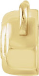 14K Gold Round Natural Diamond Bezel-Set Bar Necklace – 1/5 CTW - Yellow Gold - view 4
