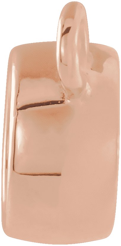 14K Gold Round Natural Diamond Accented Bezel-Set Necklace - Rose Gold - view 4