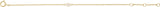 14K Gold Pearl Pearl Youth Birthstone Bracelet - Yellow Gold - view 2