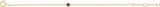 14K Gold Round Peridot Youth Birthstone Bracelet - Yellow Gold - view 2