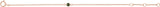 14K Gold Round Peridot Youth Birthstone Bracelet - Rose Gold - view 2