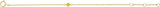14K Gold Round Citrine Youth Birthstone Bracelet - Yellow Gold - view 2