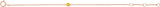 14K Gold Round Citrine Youth Birthstone Bracelet - Rose Gold - view 2