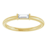 14K Gold Natural Diamond Stackable Ring – 1/8–1/6 CTW - Yellow Gold - view 18