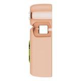 14K Gold Oval Natural Peridot Bezel-Set Necklace or Slide Pendant - Rose Gold - view 6