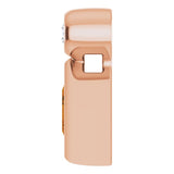 14K Gold Oval Natural Citrine Bezel-Set Necklace or Slide Pendant - Rose Gold - view 6