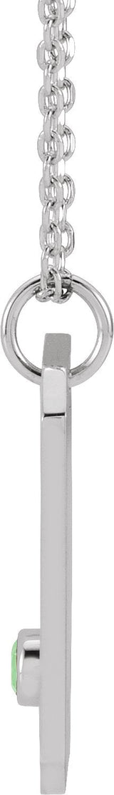 14K Gold Round Natural Diamond Libra Constellation Necklace or Pendant - White Gold - view 2
