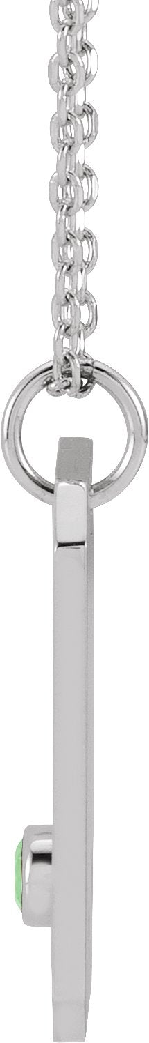 14K Gold Round Natural Diamond Libra Constellation Necklace or Pendant - White Gold - view 2