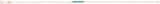 14K Gold Round Natural Turquoise Cabochon Bar Bracelet - Rose Gold - view 6