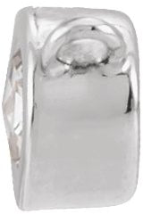 14K Gold Round Natural Diamond Rose-Cut Bezel-Set Necklace - White Gold - view 4