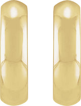 14K Gold Hinged Hoop Earrings No. 6 - view 2