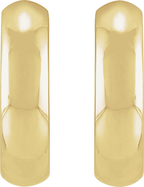 14K Gold Hinged Hoop Earrings No. 6 - view 2