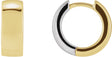 14K Gold Hinged Hoop Earrings No. 7