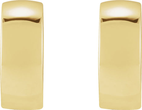 14K Gold Hinged Hoop Earrings No. 7 - view 2