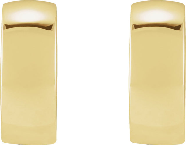 14K Gold Hinged Hoop Earrings No. 7 - view 2