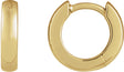 18K Gold Hinged Hoop Earrings III