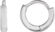Platinum Hoop Earrings II
