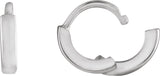 14K Gold Hoop Earrings II - White Gold - view 2