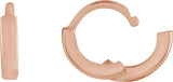 14K Gold Hoop Earrings II - Rose Gold - view 2