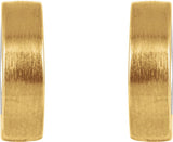 14K Gold Hinged Hoop Earrings No. 11 - view 2