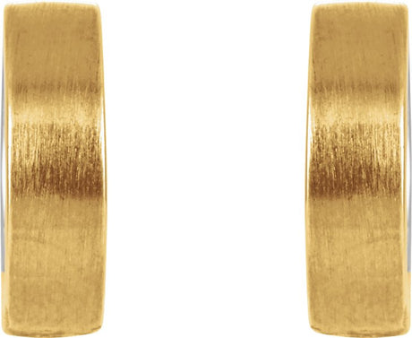 14K Gold Hinged Hoop Earrings No. 11 - view 2