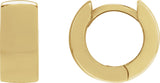 14K Gold Hinged Hoop Earrings No. 14 - Yellow Gold