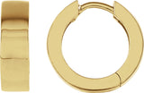 18K Gold Hinged Hoop Earrings II