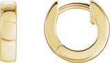 14K Gold Hoop Earrings - Yellow Gold