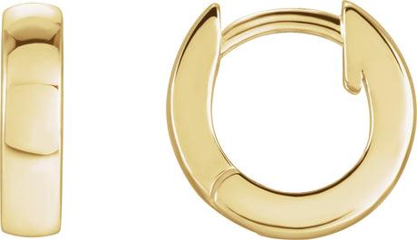 14K Gold Hoop Earrings - Yellow Gold