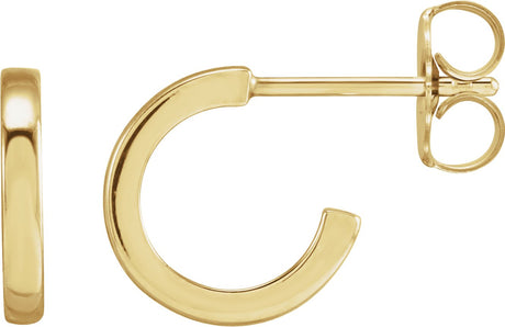 14K Gold Hoop Earrings IV - Yellow Gold