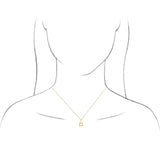 14K Gold Pierced Heart Pendant - Rose Gold - view 6