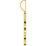 14K Gold Mama Pendant – 30.19x3.32mm - Yellow Gold - view 3