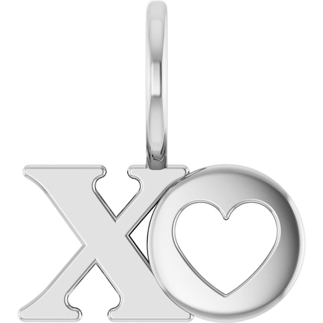 Platinum XO Pendant