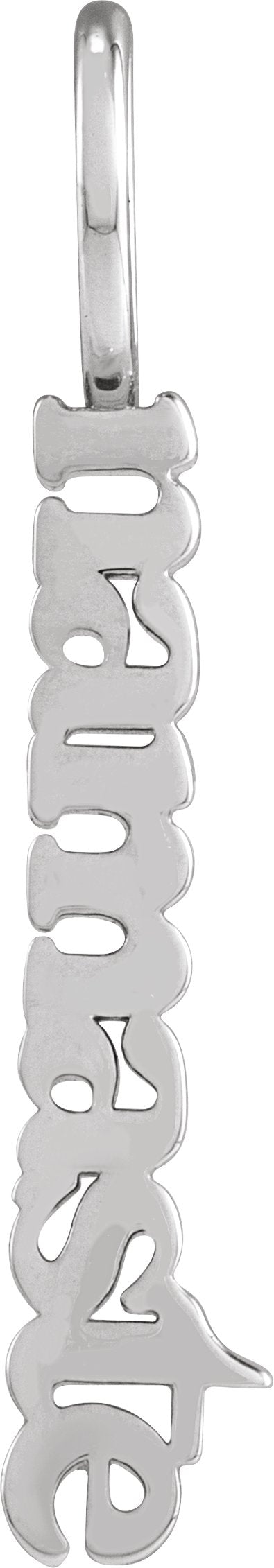 Platinum Namaste Pendant
