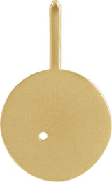 14K Gold Round Natural Blue Sapphire & Natural Diamond Zodiac Pendant - Yellow Gold - view 6