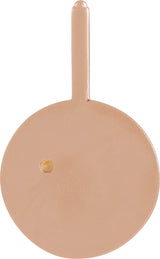 14K Gold Round Natural Spessartite Garnet & Natural Diamond Zodiac Pendant – 0075 CTW - Rose Gold - view 9
