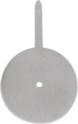 14K Gold Round Natural Aquamarine & Natural Diamond Zodiac Pendant - White Gold - view 6