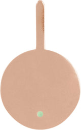 14K Gold Round Natural Diamond Zodiac Pendant - Rose Gold - view 9