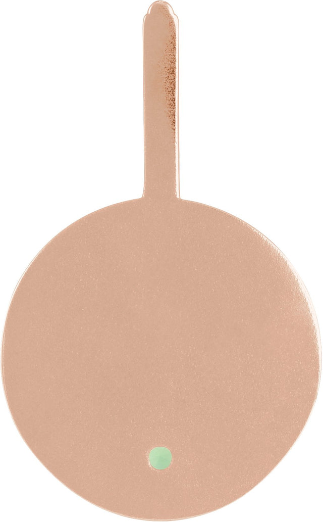 14K Gold Round Natural Diamond Zodiac Pendant - Rose Gold - view 9