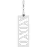 Platinum XOXO Pendant