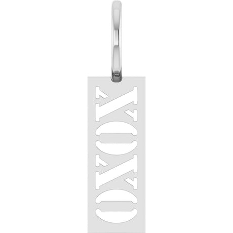 Platinum XOXO Pendant