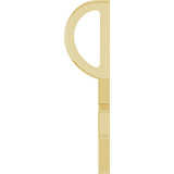 10K Gold Engravable Star Pendant - view 3