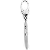 14K Gold Sunfish Pendant - White Gold - view 2