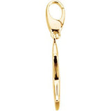 14K Gold Starfish Pendant - Yellow Gold - view 2