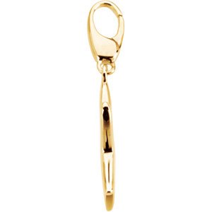14K Gold Starfish Pendant - Yellow Gold - view 2