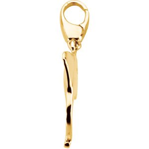 14K Gold Stingray Pendant - view 2