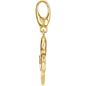 14K Gold Octopus Pendant - Yellow Gold - view 2