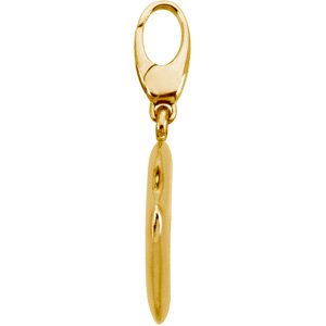 14K Gold Sunfish Pendant - Yellow Gold - view 2
