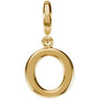 14K Gold Circle Pendant - Yellow Gold